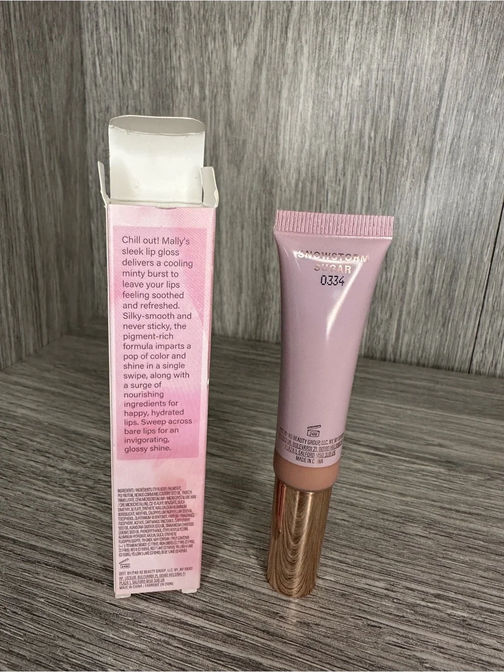 Mally Beauty Stay Chill High Shine Cooling Gloss - Snowstorm Sugar